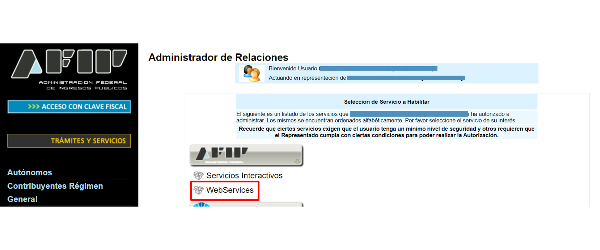 afip > webservices