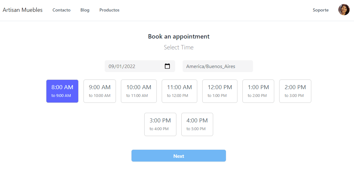 Appointment Webform