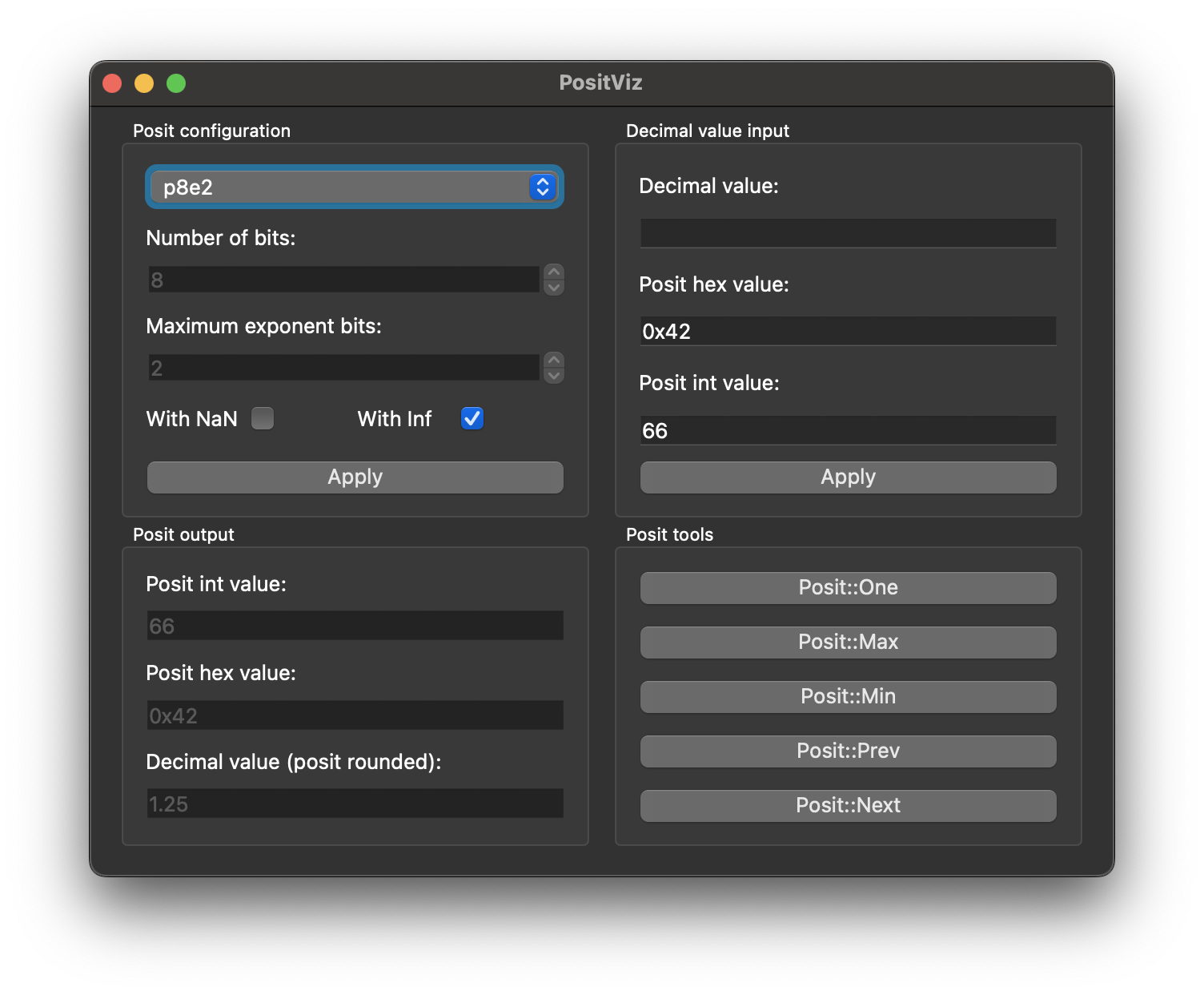 PositViz screen