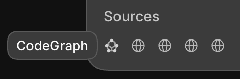 CodeGraph source icon rendering in Codex