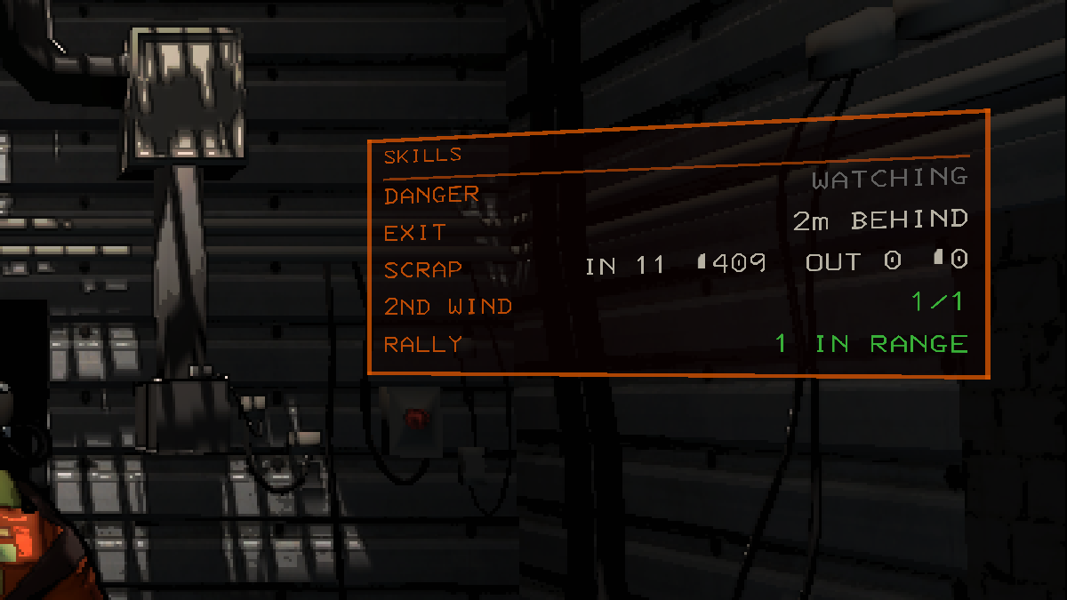 The skill box in the top right