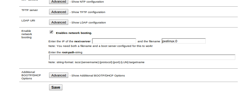 tftp booting