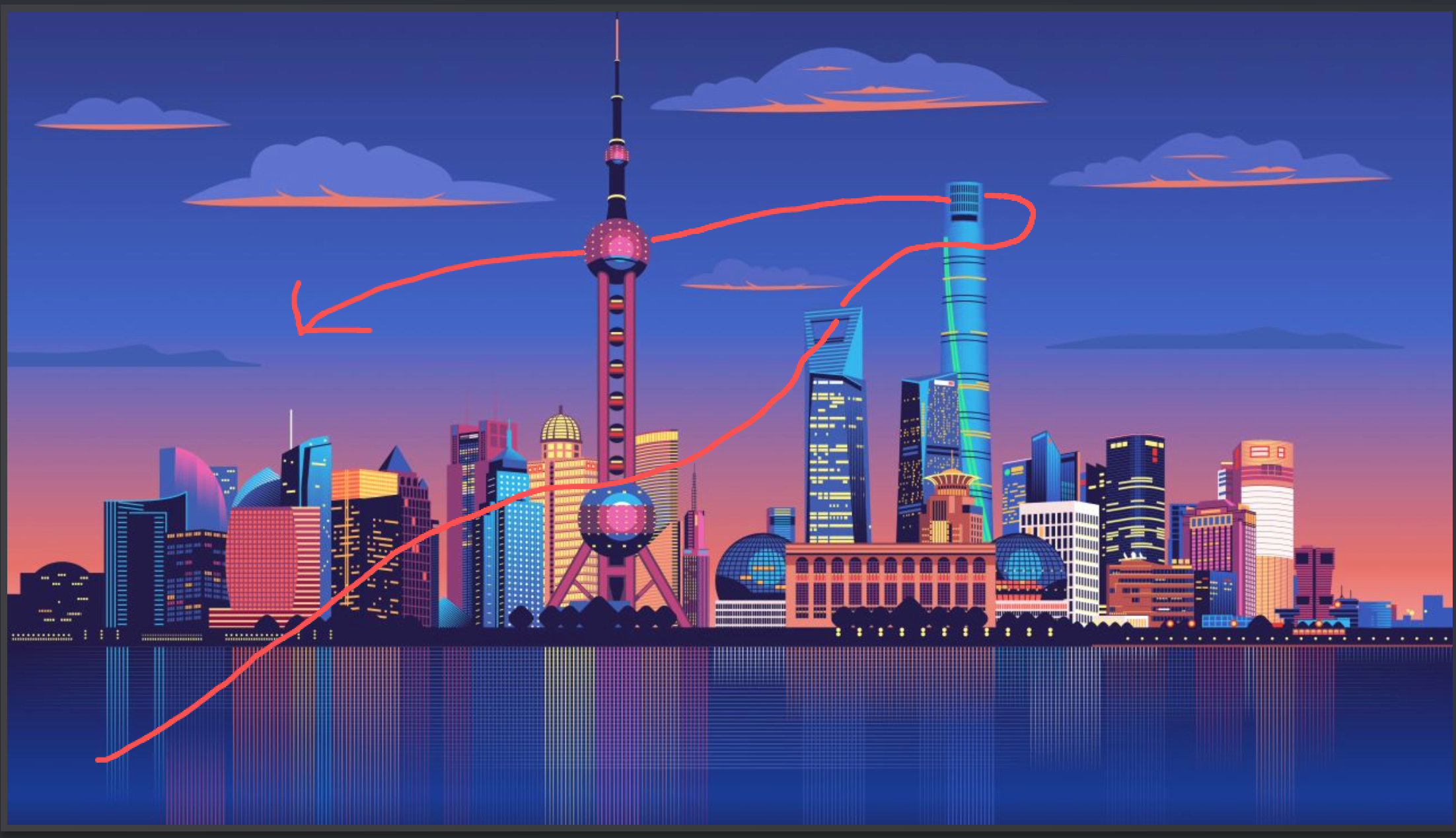 FPV Shanghai route reference image