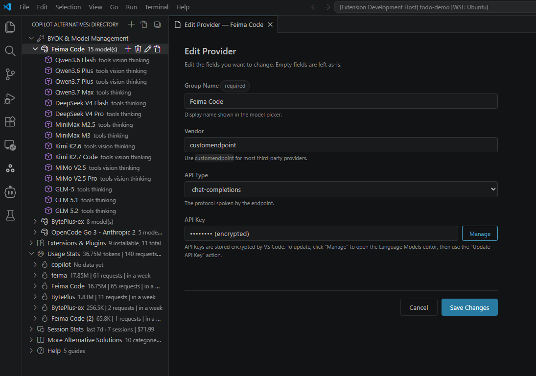 BYOK Editor