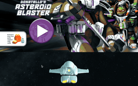 TMNT - Asteroid Blaster