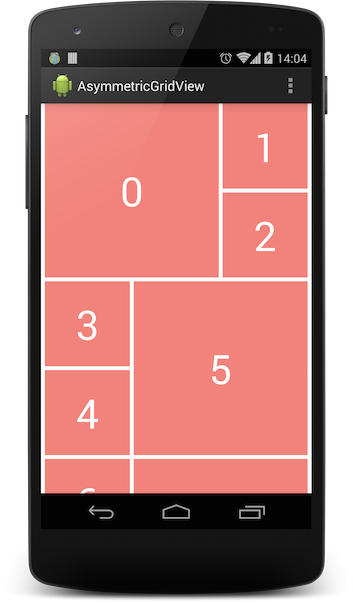 The Android Arsenal - Grid Views - AsymmetricGridView