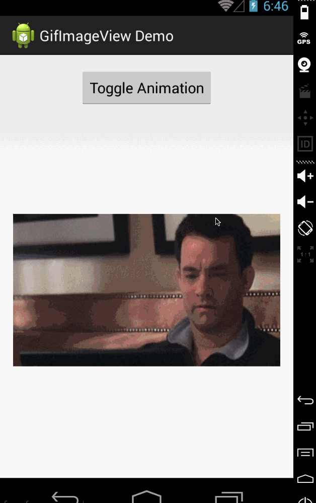 GIF: Image Gallery (List View)