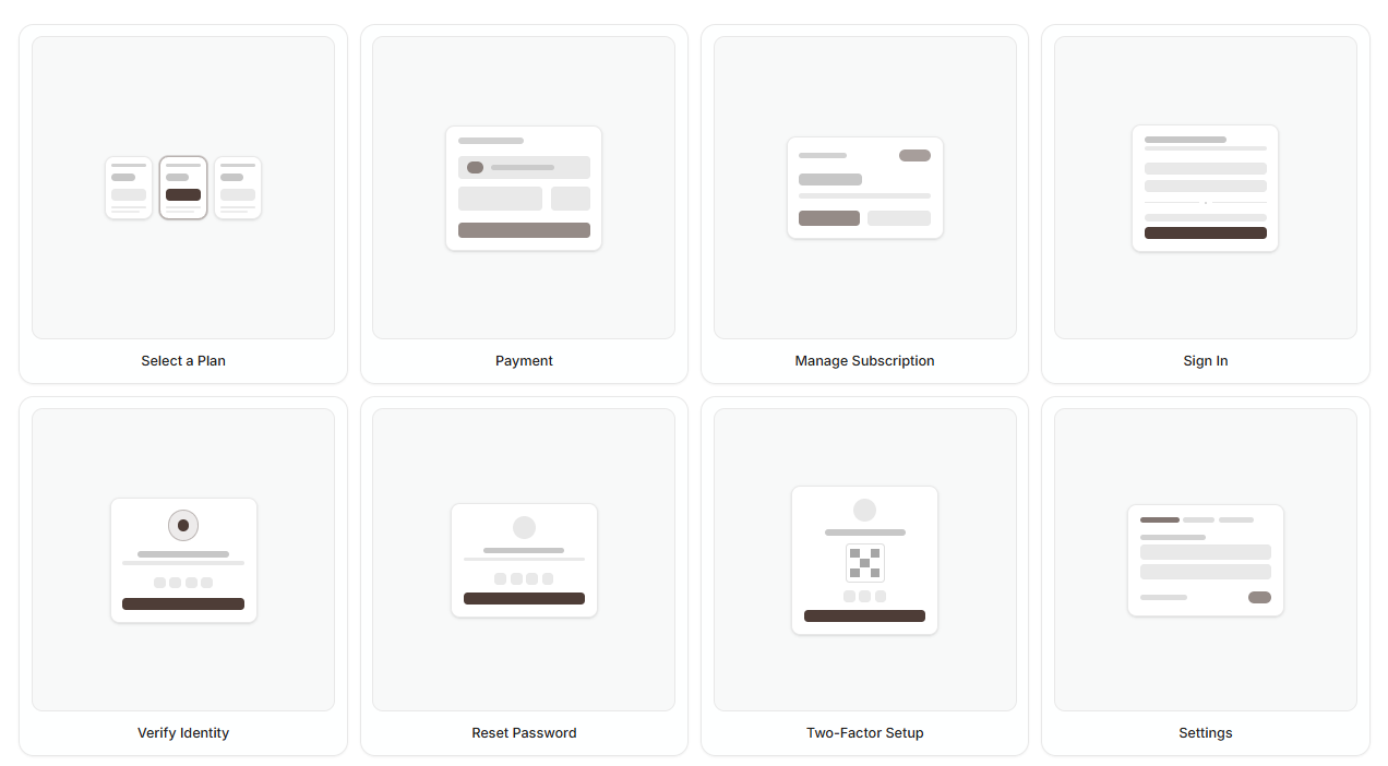 Flexnative: patterns, blocks, illustrations, and intents