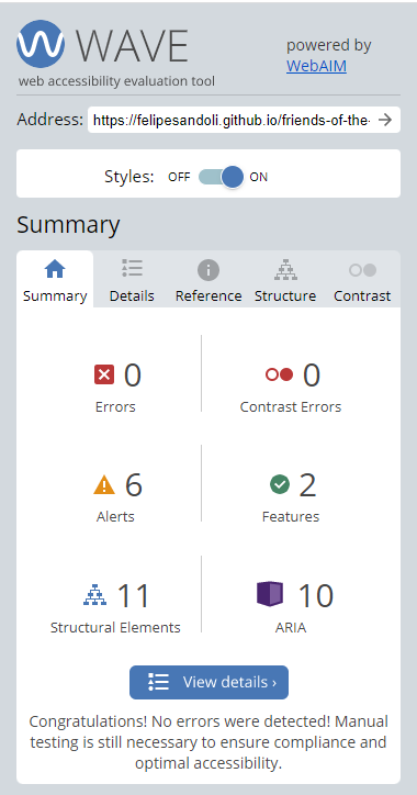 Accessibility Validation Pass