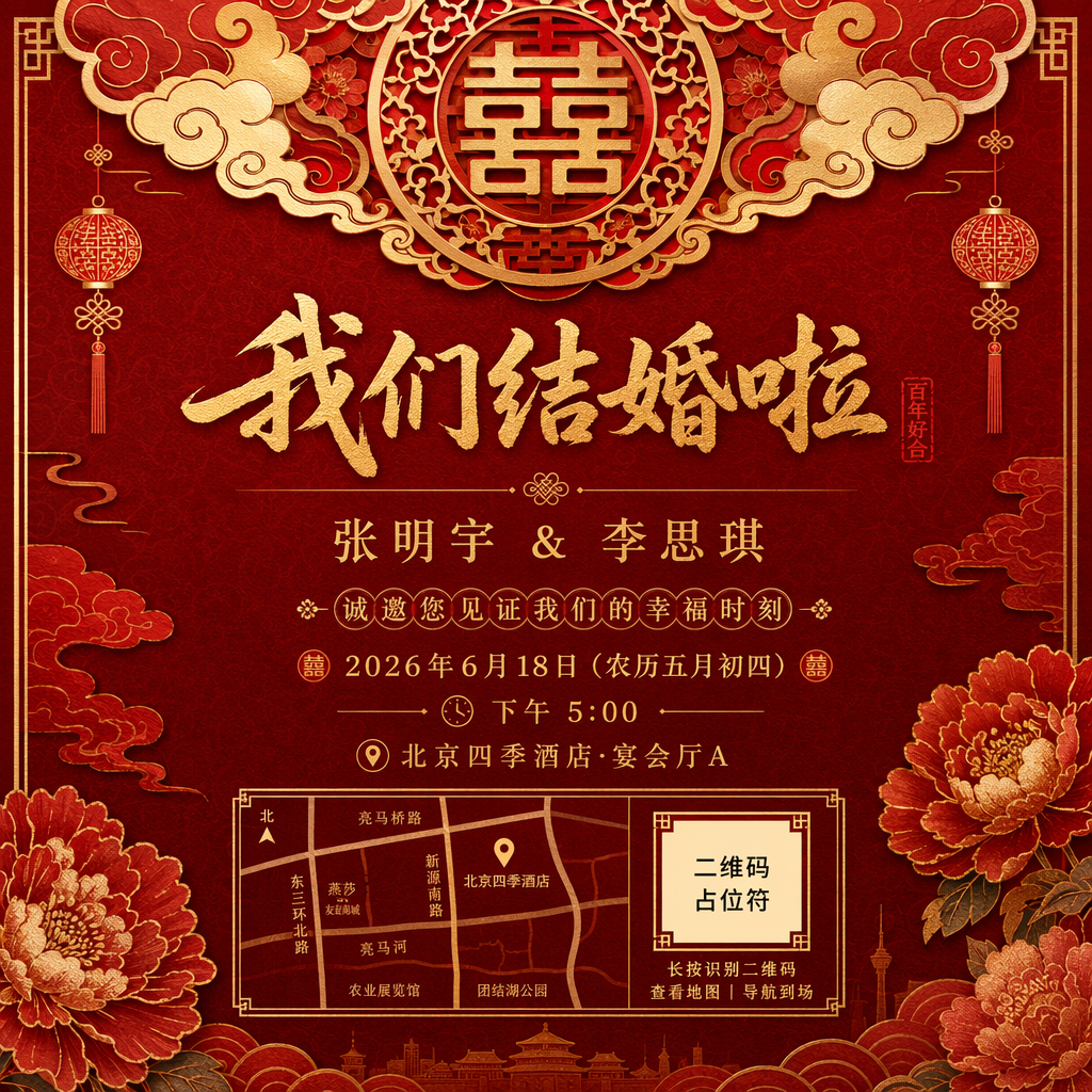 Open House Invitation Card