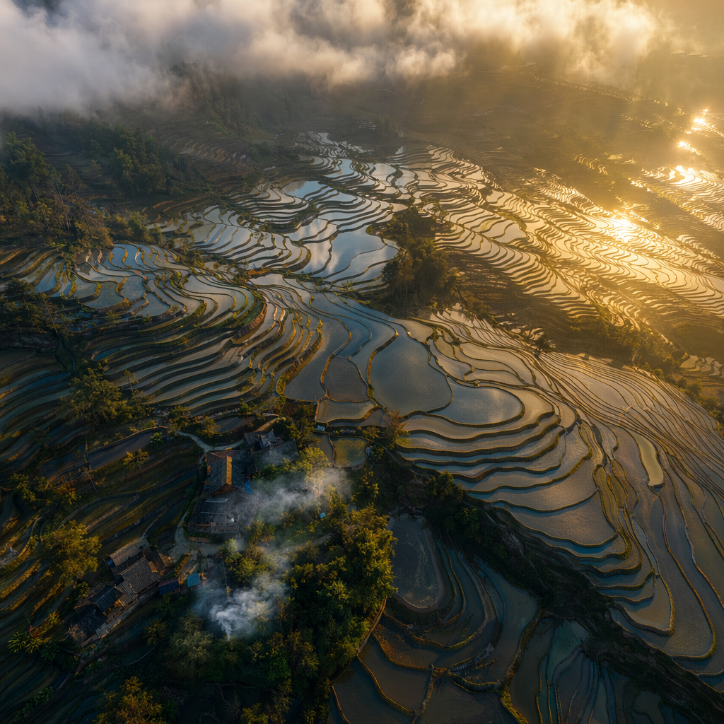Aerial Drone Property Landscape