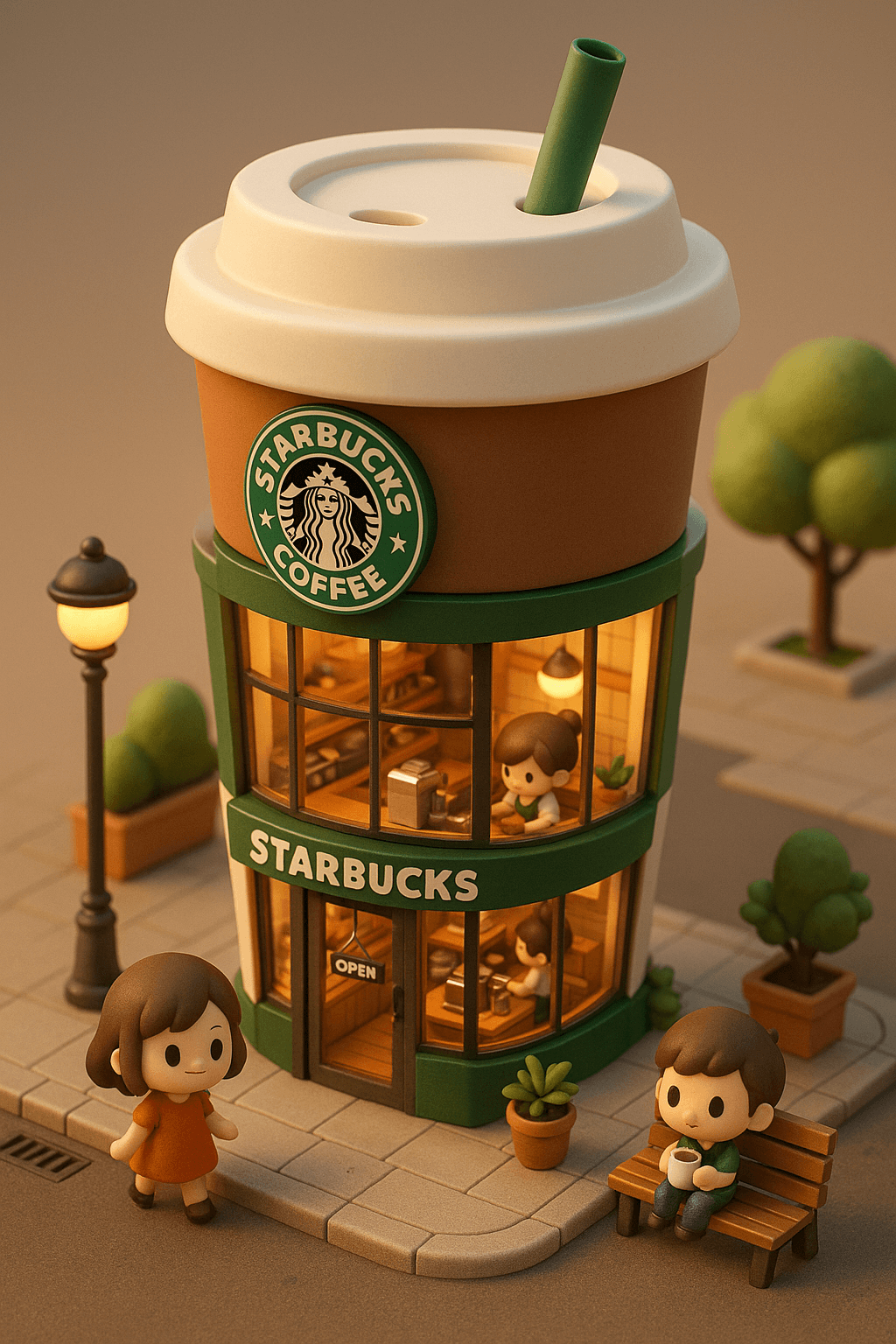 Boutique Listing Miniature 3D Building