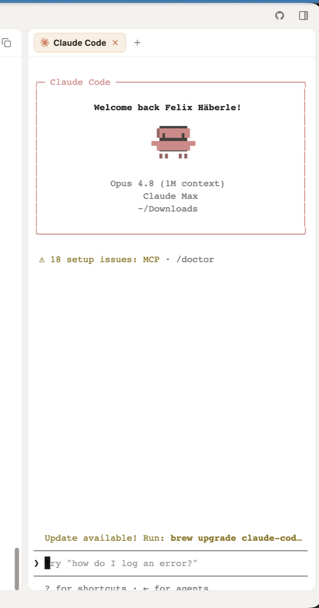 Fullscreen Claude terminal overflow
