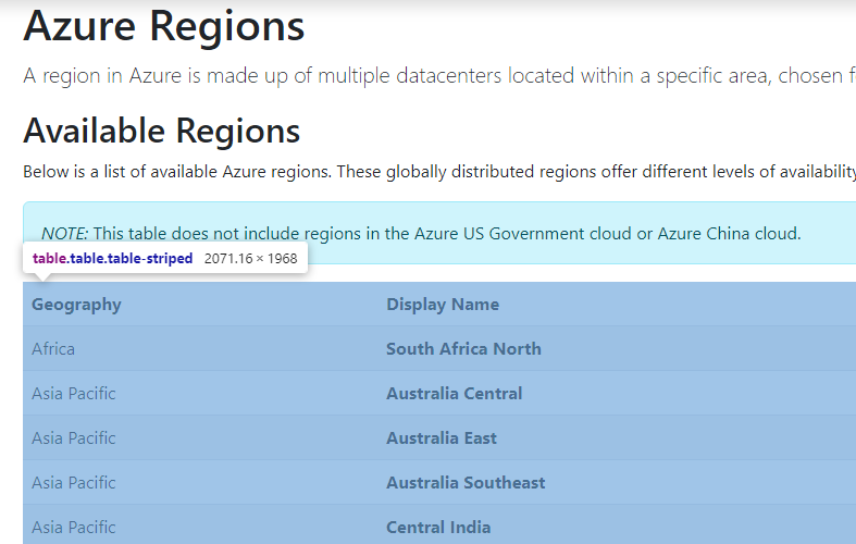 azure-regions-export