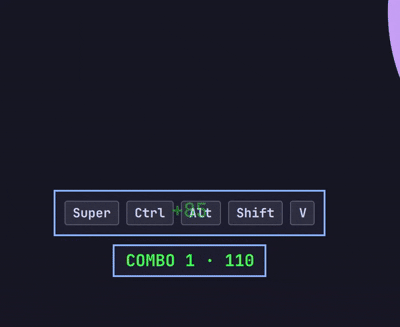Combo mode in action