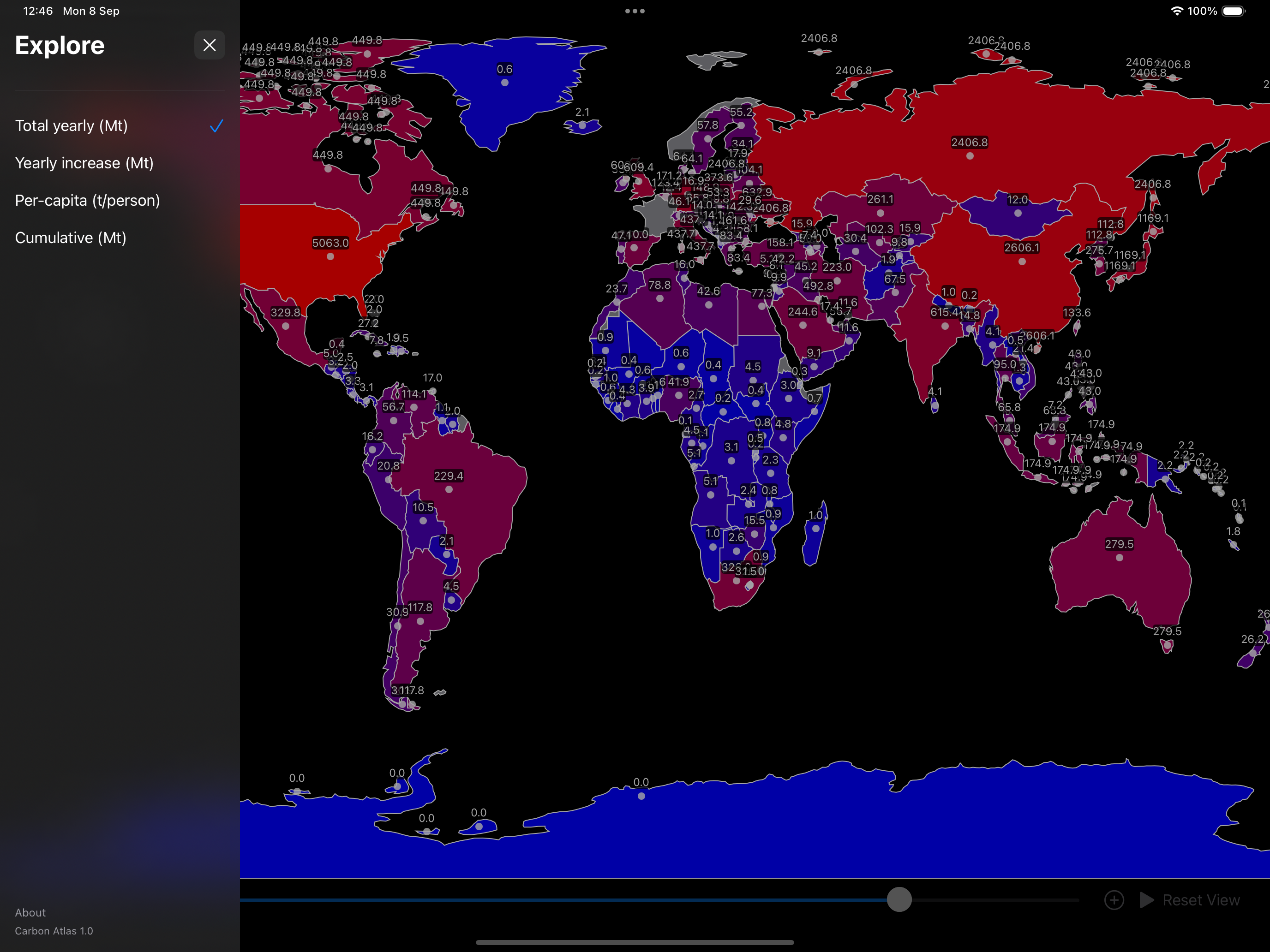 Simulator screenshot 12:46:16