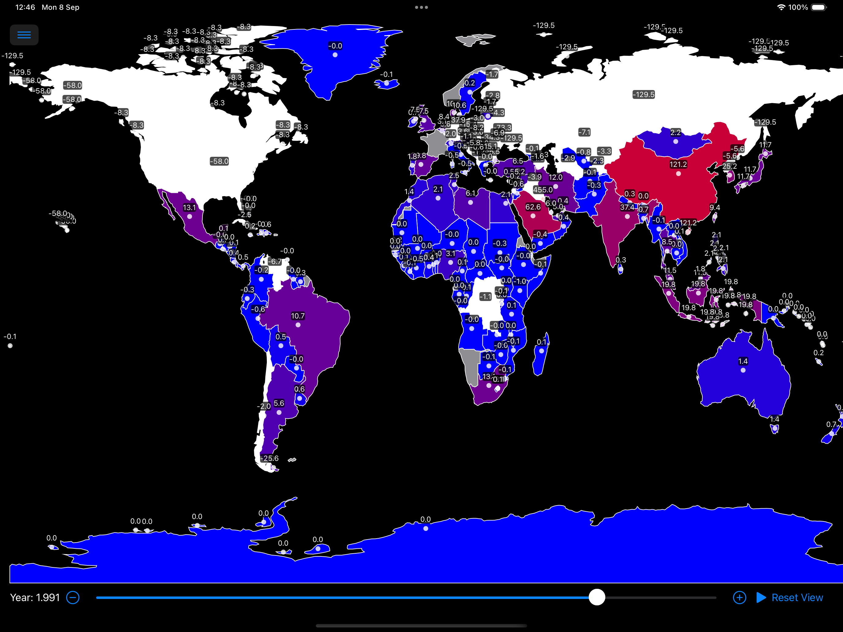 Simulator screenshot 12:46:22