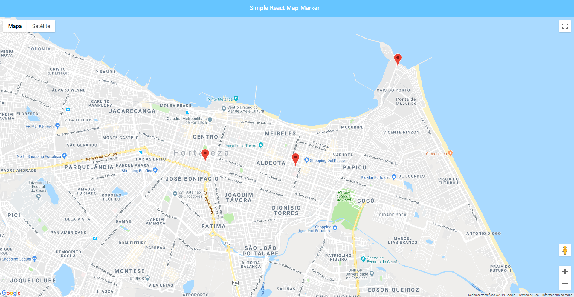 GitHub Felzend React Map Marker Simple Map Marker Built In ReactJS   1 