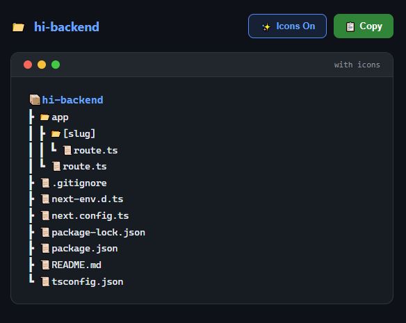 Folder Structure Extractor Demo