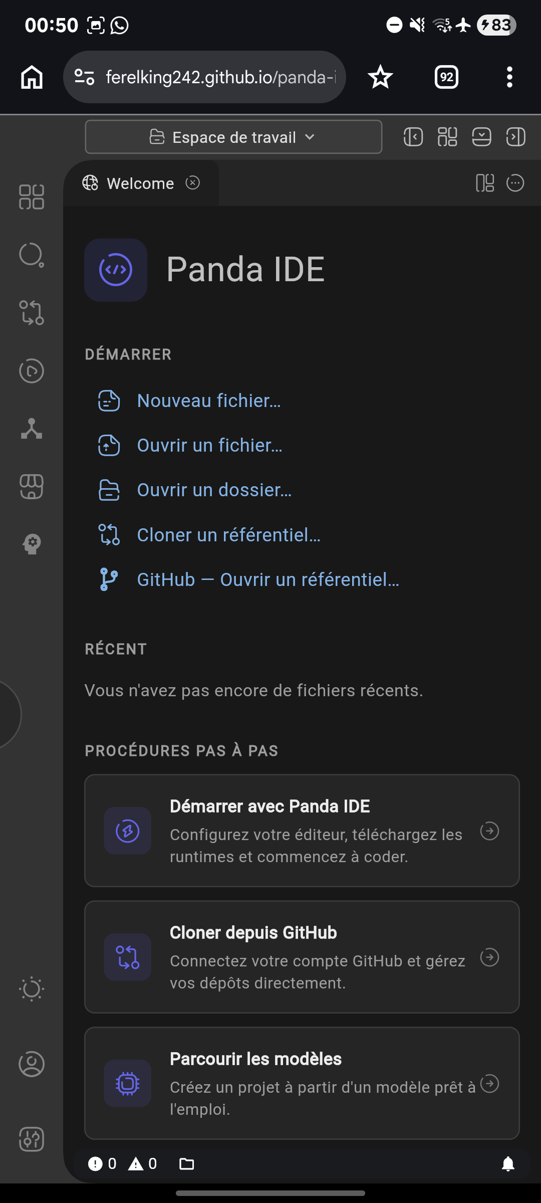 panda-ide screenshot 11