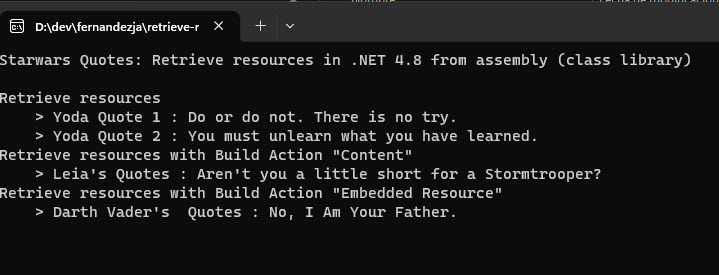 App Console .NET Framework 4.8