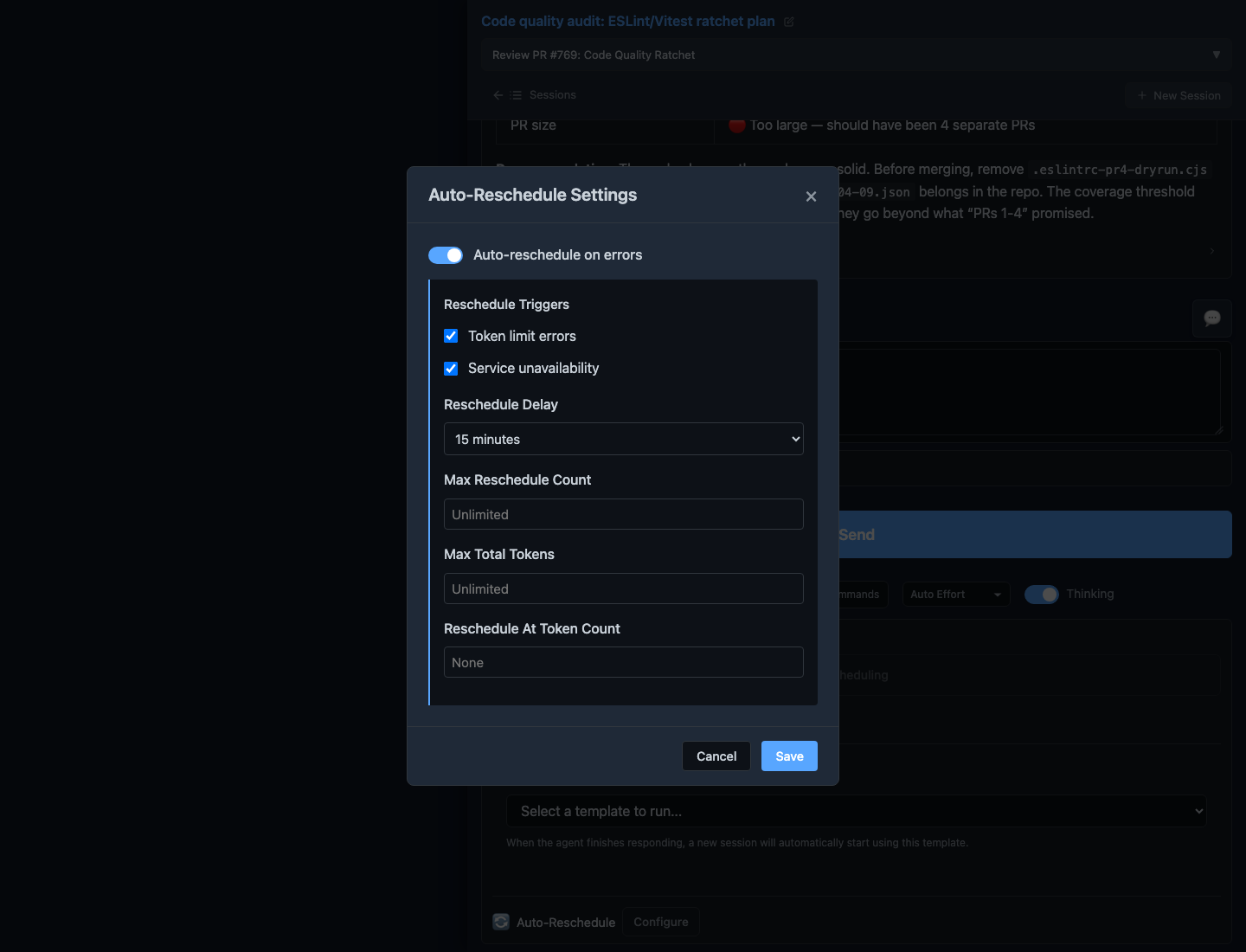 Opt-in retry on usage limits