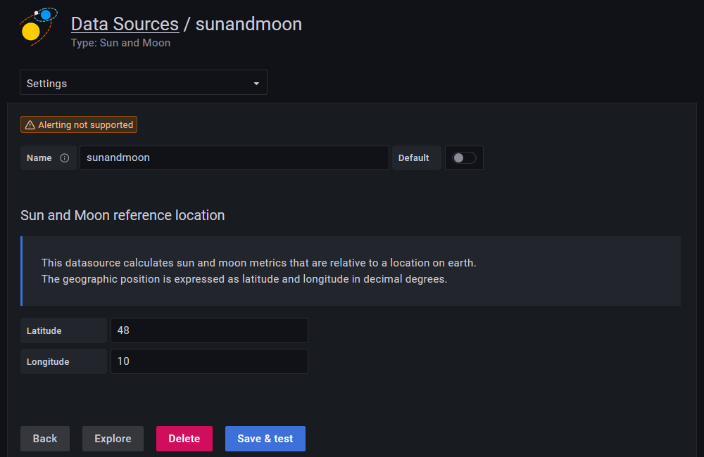 SunAndMoon Configuration