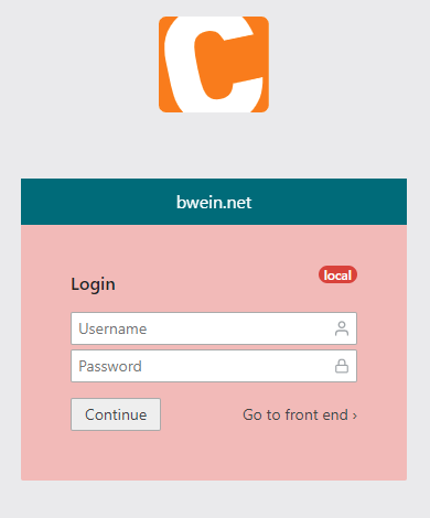 Backend login