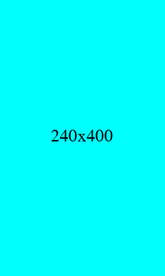 240x400 青色广告图