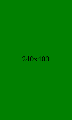 240x400 绿色广告图