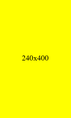 240x400 黄色广告图
