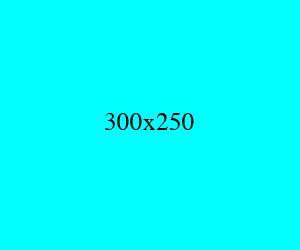 300x250 青色广告图