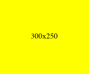 300x250 黄色广告图