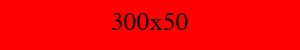 300x50 红色广告图