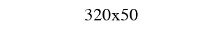 320x50 白色广告图