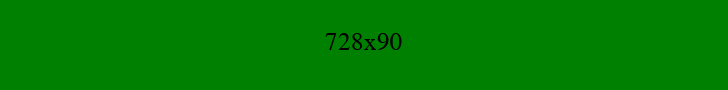 728x90 绿色广告图