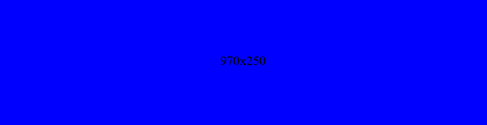 970x250 蓝色广告图