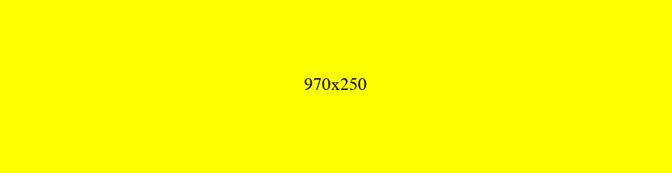 970x250 黄色广告图