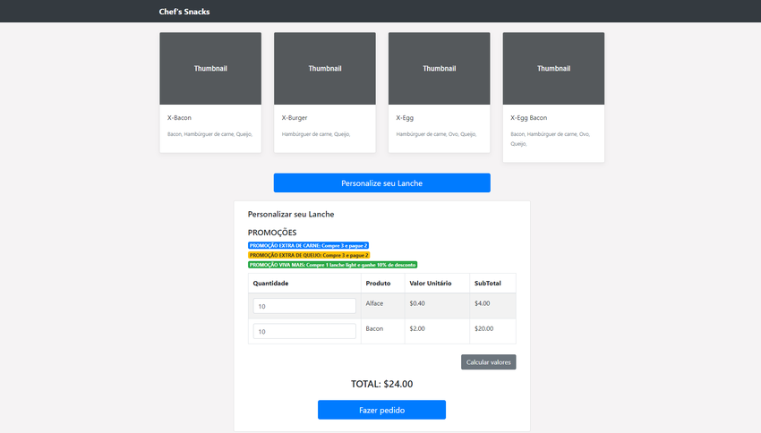 GitHub - fgouveia708/Chef-s-Snacks: Chef's Snacks