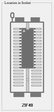 Chip orientation in the TL866II Plus