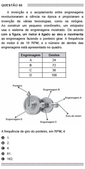 ENEM question statement snapshot