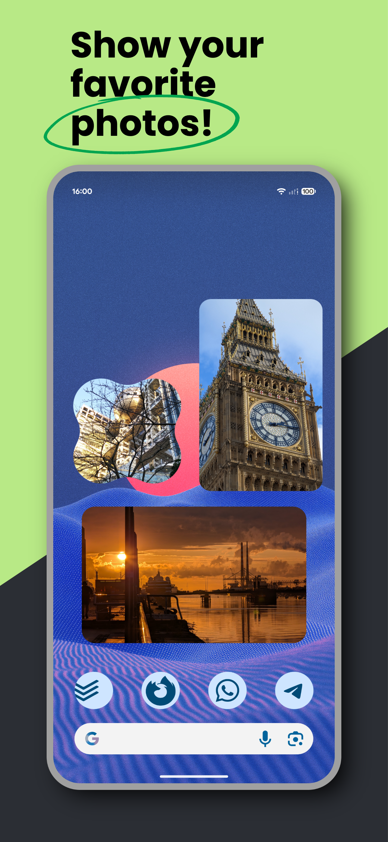 Screenshot 1 of Material Photo Widget — opens full size