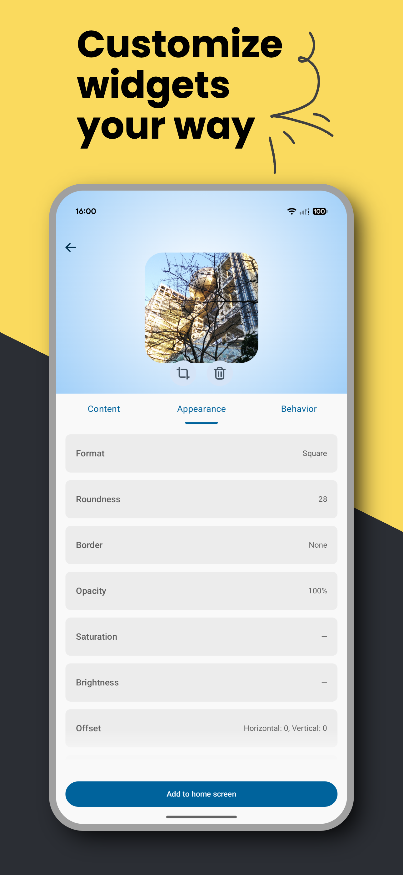 Screenshot 3 of Material Photo Widget — opens full size