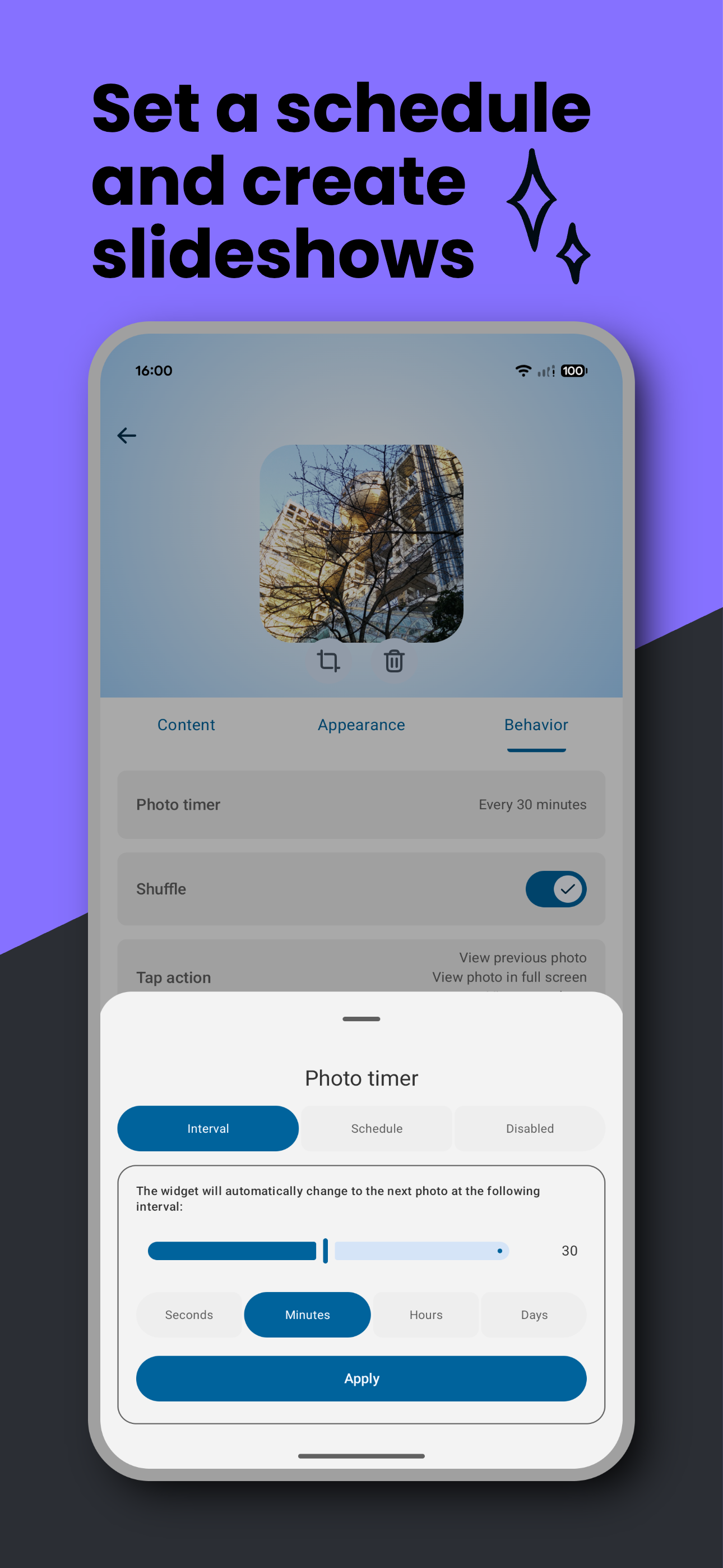Screenshot 4 of Material Photo Widget — opens full size
