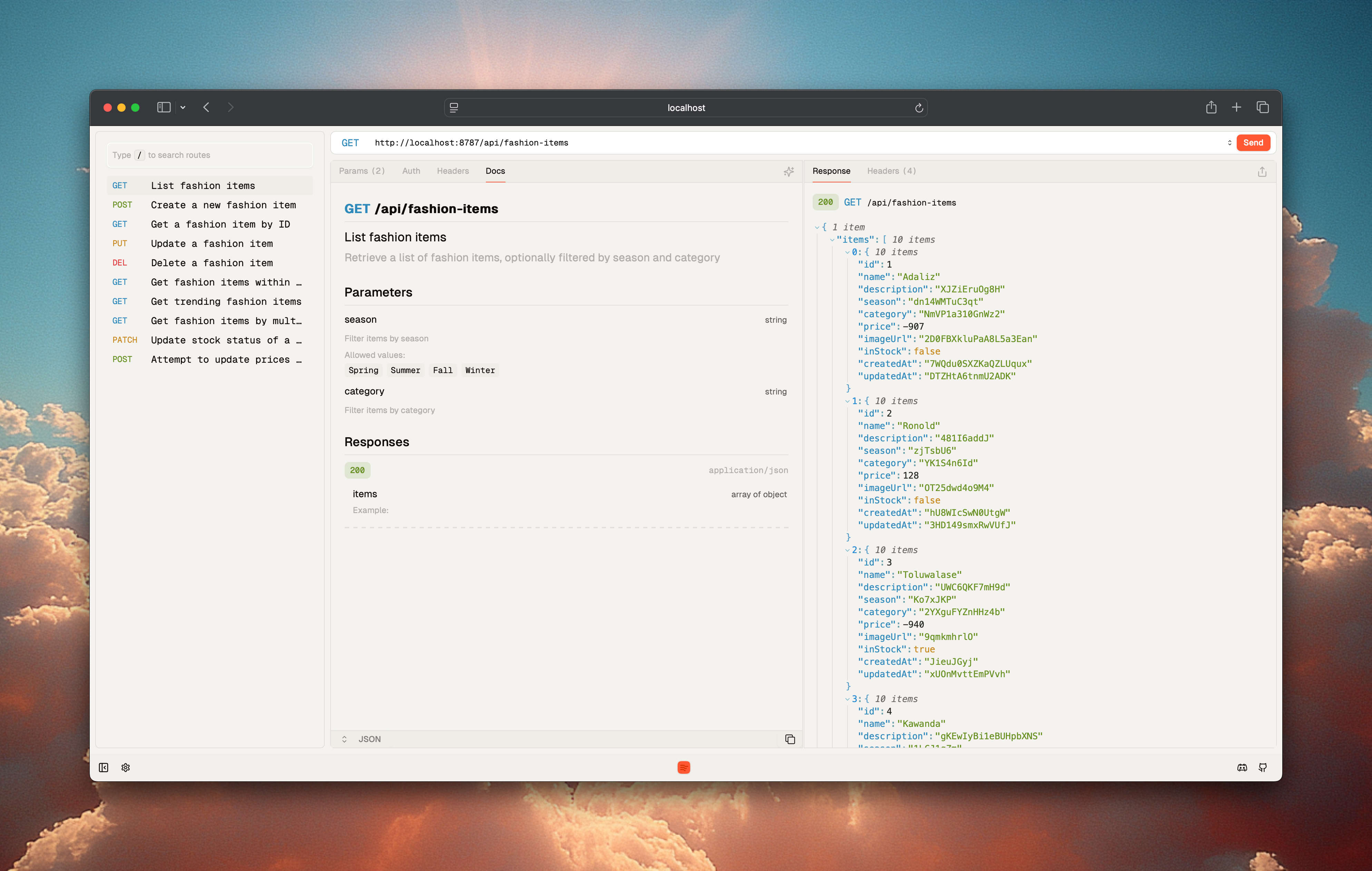 Embeddable API playground