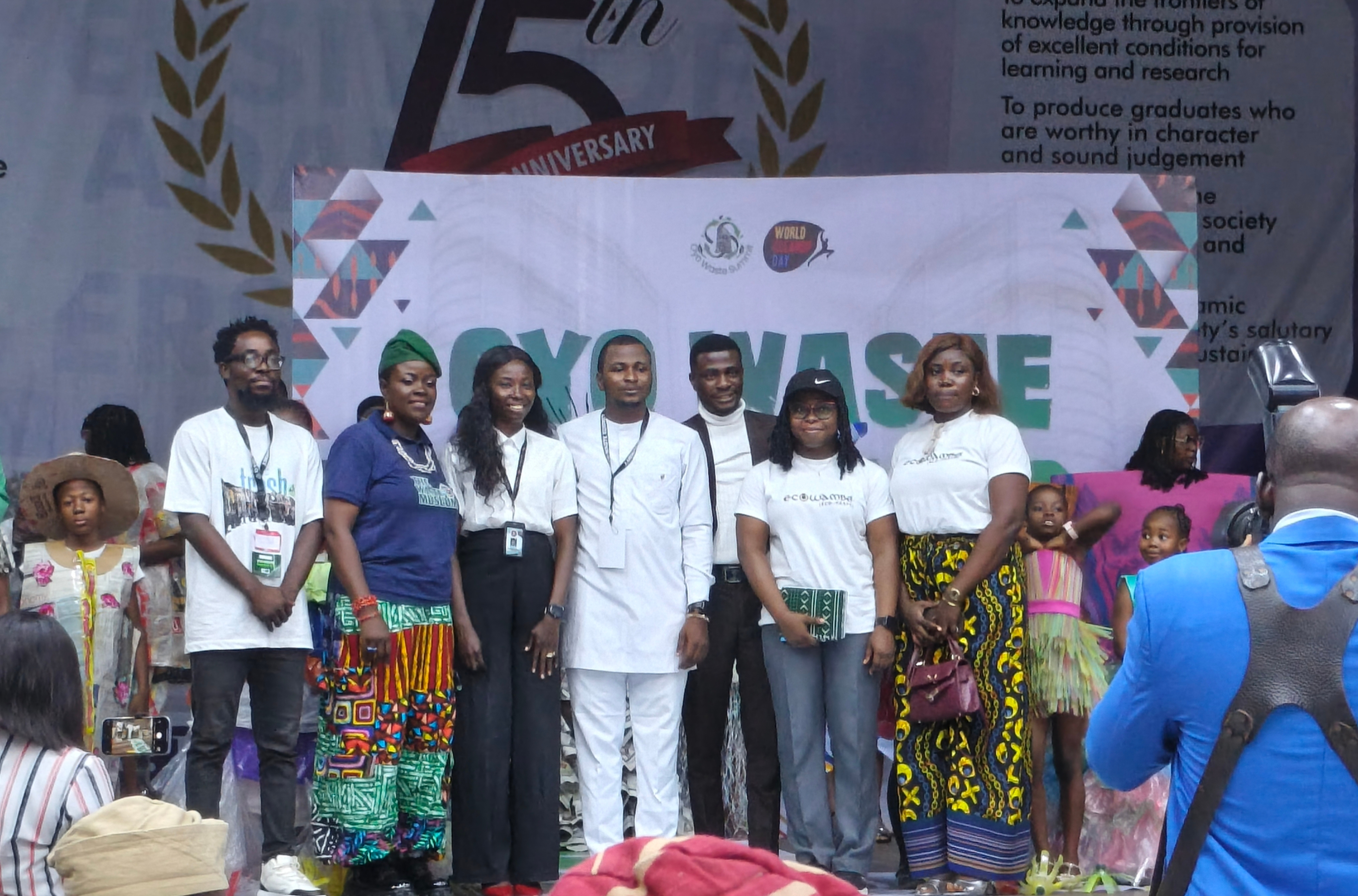 Circular fashion workshop at Oyo Waste Summit