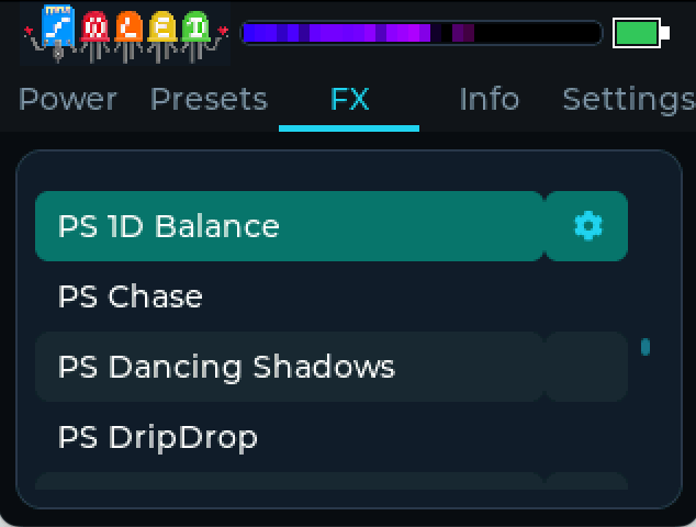 FX tab