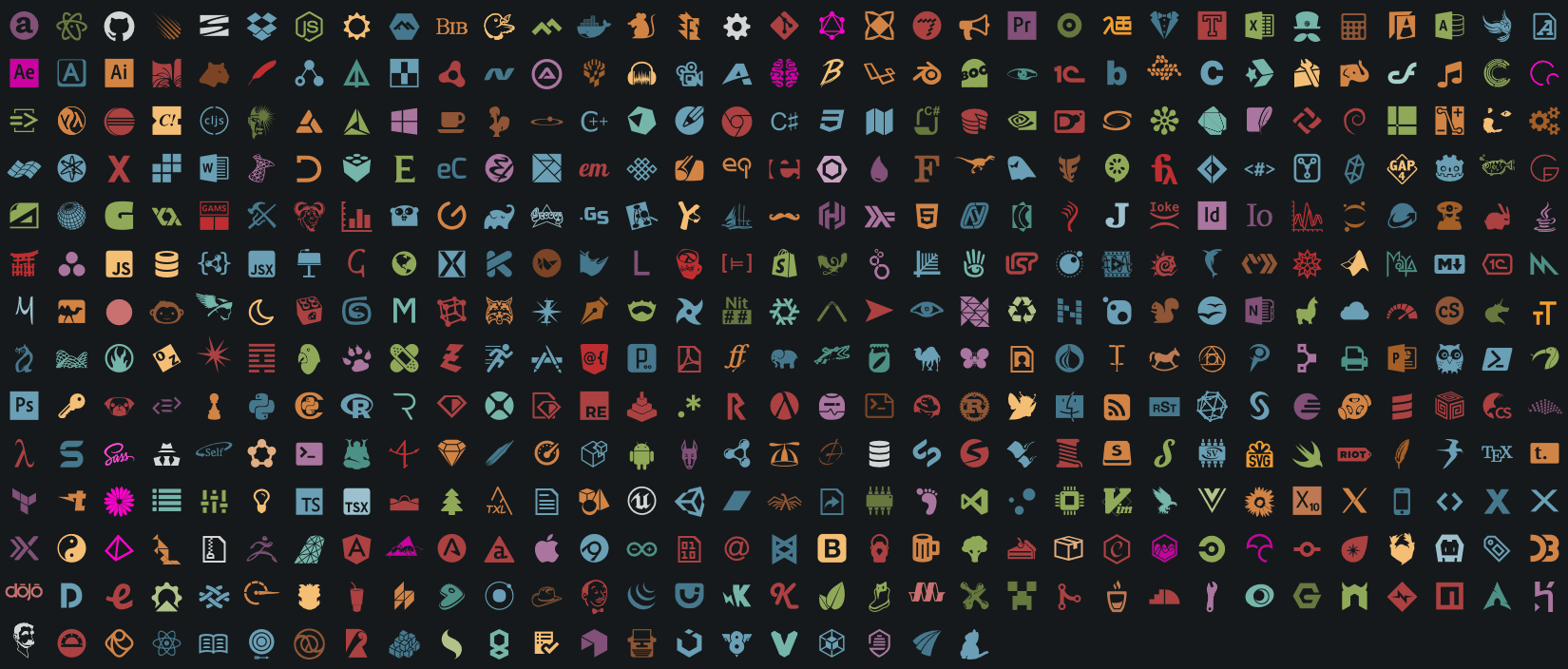 Atom Material Icons