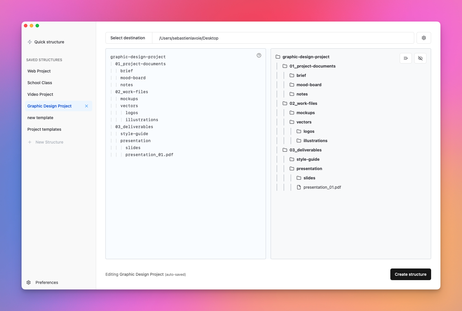 File Architect screenshot