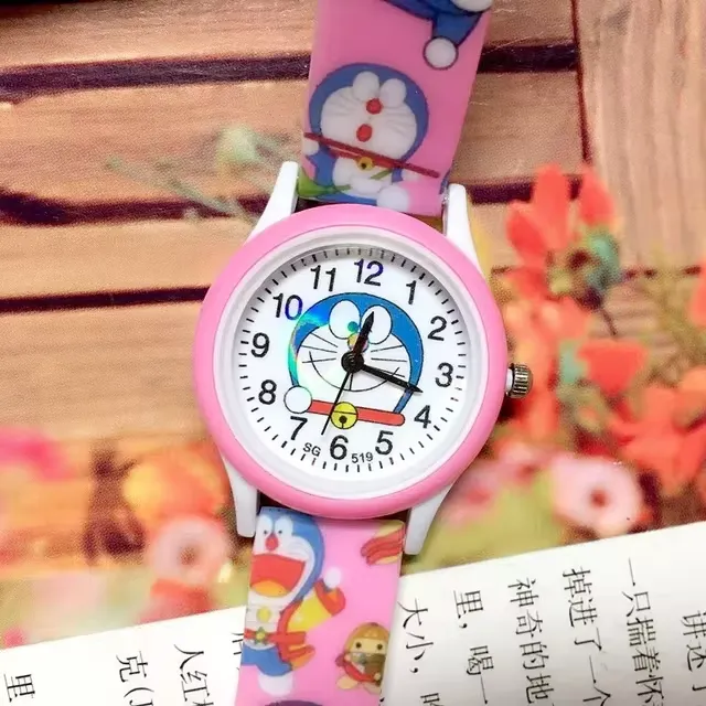 Product image - c1018 - Cute Dorae - Style 6 - Kids Watch - Cartoon Jingle Cat Silicone